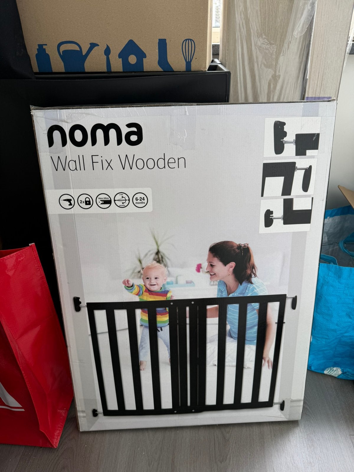 Noma traphek, Kinderen en Baby's, Traphekjes, 100 tot 115 cm, Ophalen of Verzenden, Zo goed als nieuw, Klemhekje