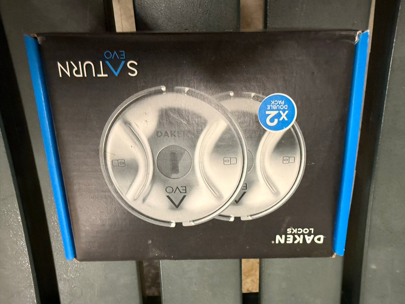 DAKEN Saturn Evo dubbel slot - Nieuw in doos, Doe-het-zelf en Verbouw, Ophalen of Verzenden, Nieuw, Rvs, Slot