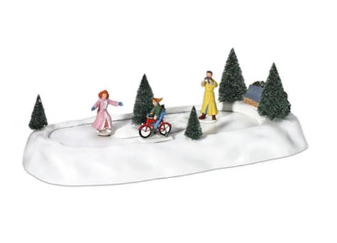 Department 56 A new bike for Christmas (Past bij Lemax), Verzenden, Zo goed als nieuw