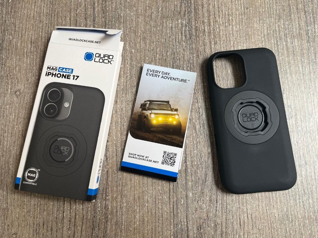 Quad Lock case iPhone 17, IPhone 17, Zwart, Frontje of Cover, Quad Lock