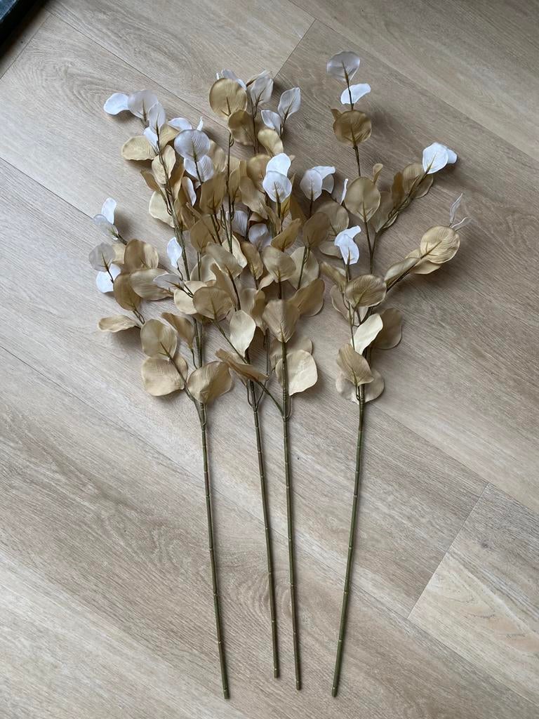 Kunstbloemen, Huis en Inrichting, Woonaccessoires | Kunstplanten en Kunstbloemen, Ophalen, Zo goed als nieuw, Kunstbloem, Beige