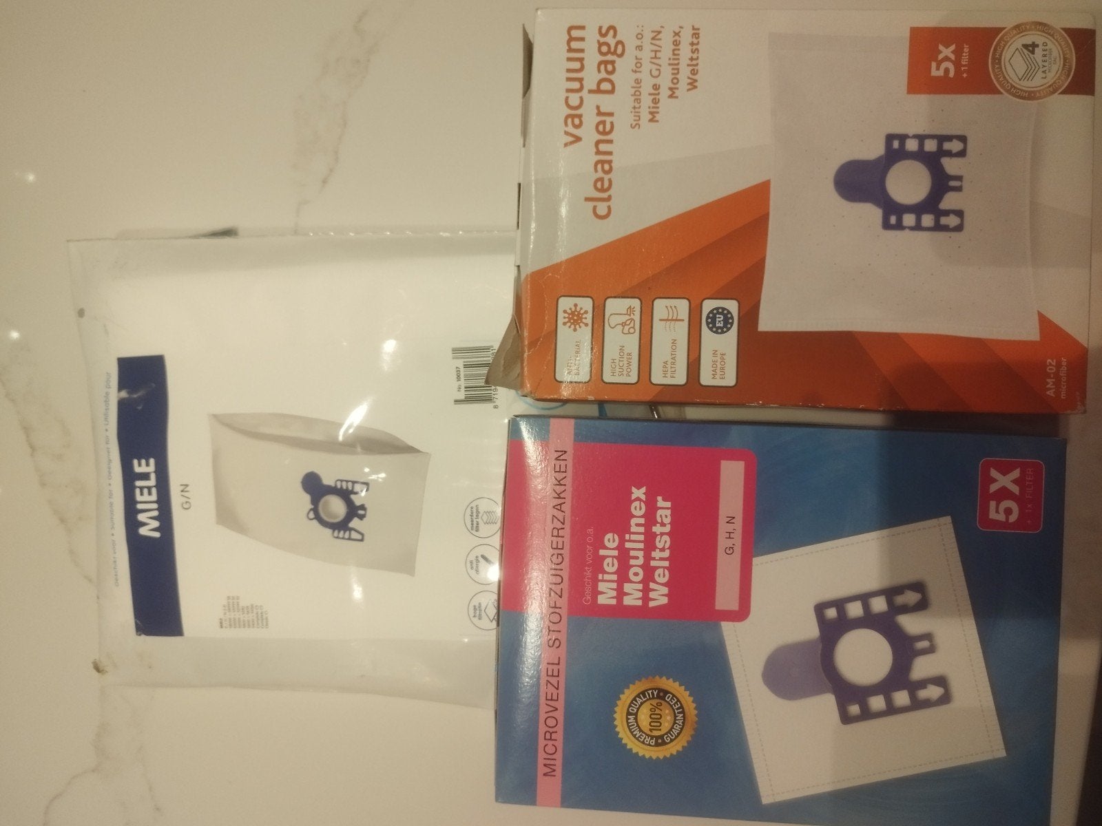 Stofzuiger zakken voor Miele G/N, Ophalen, Nieuw, Fotocamera