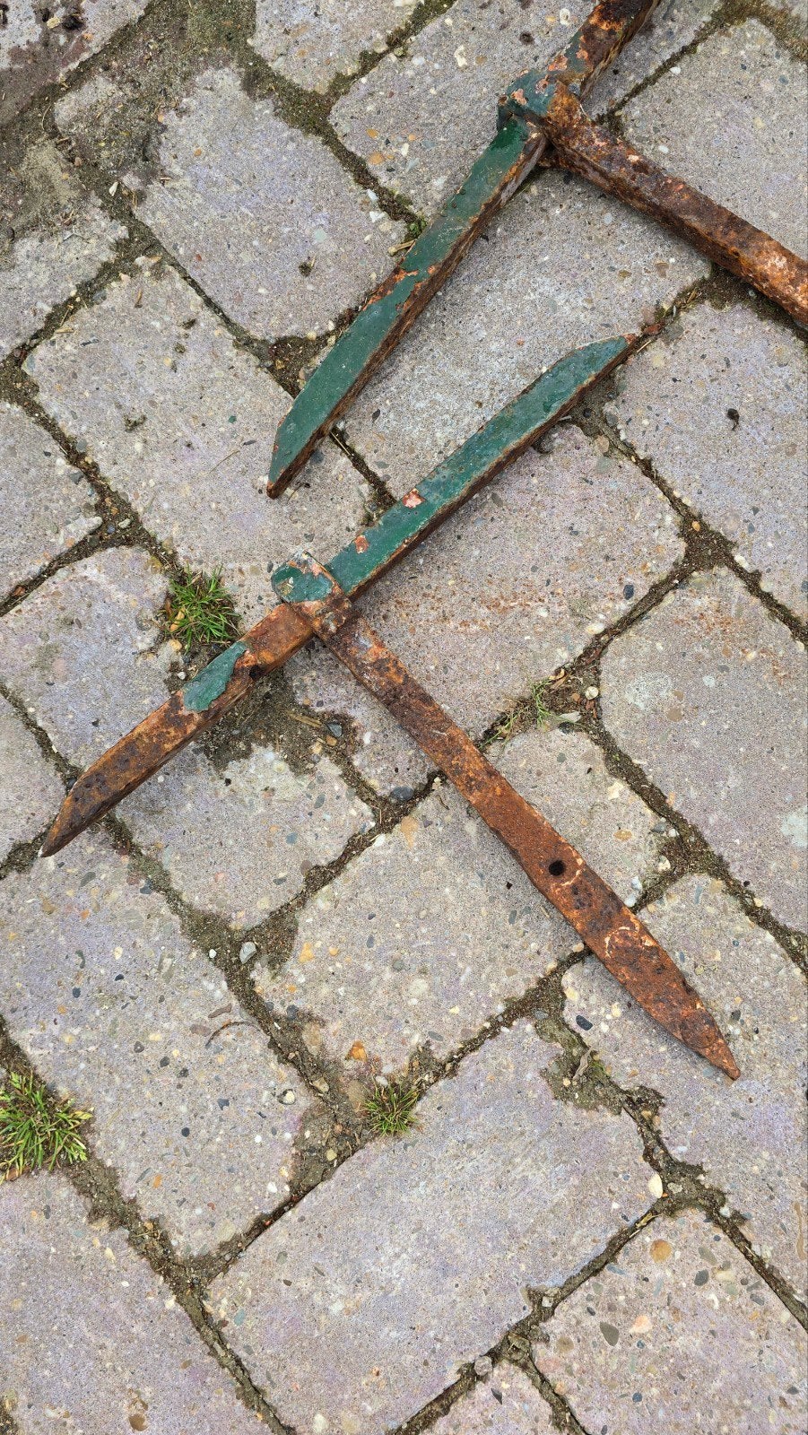 Antieke muur ankers, Ophalen of Verzenden, Gebruikt, 250 mm of meer