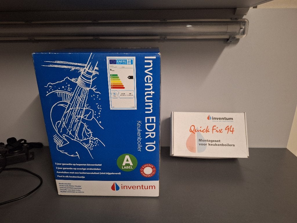 keukenboiler 10 liter EDR 10 Inventum incl. aansluitset, Nieuw, Minder dan 3 jaar oud, Minder dan 20 liter, Boiler