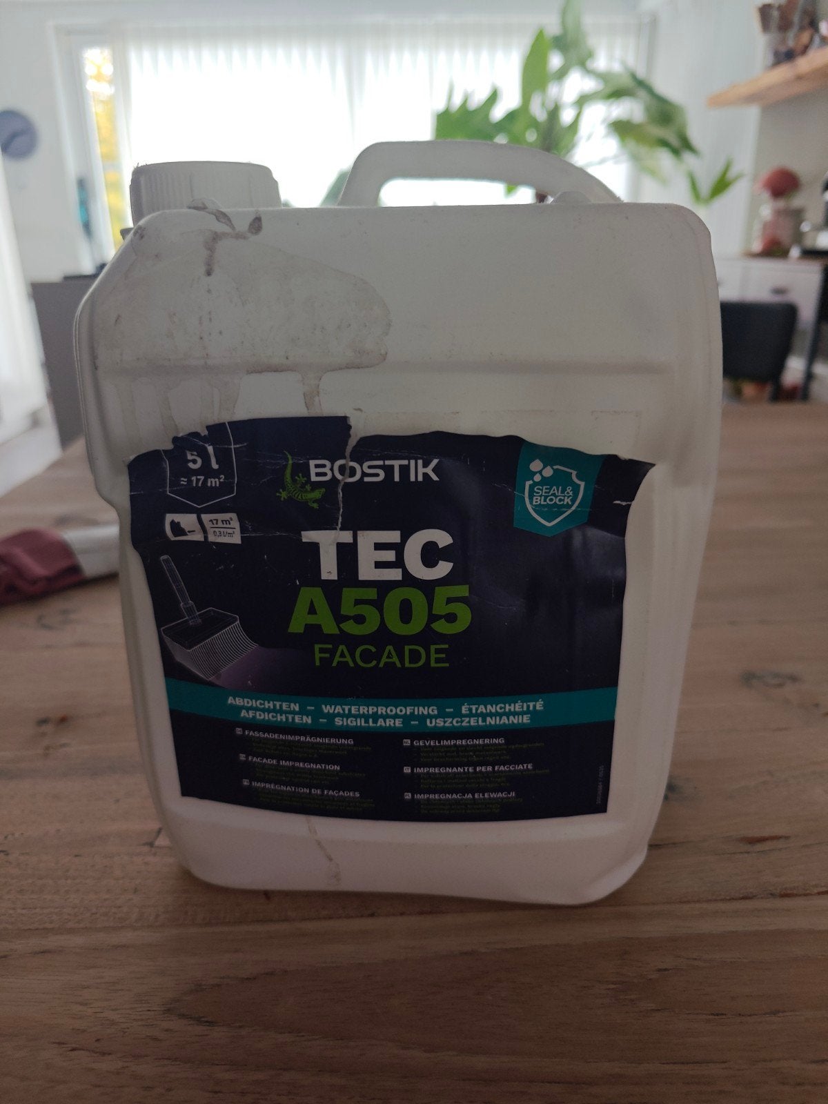 Bostik TEC A505 Gevelimpregnatie - 5 liter, 5 tot 10 liter, Ophalen, Nieuw, Overige kleuren