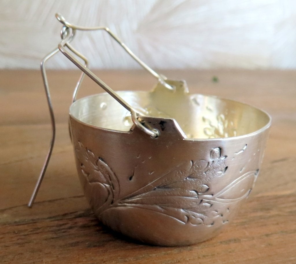 Koopje! Zilveren thee tuitzeef (no 5) Frankrijk, incl verzen, Verzenden, Zilver