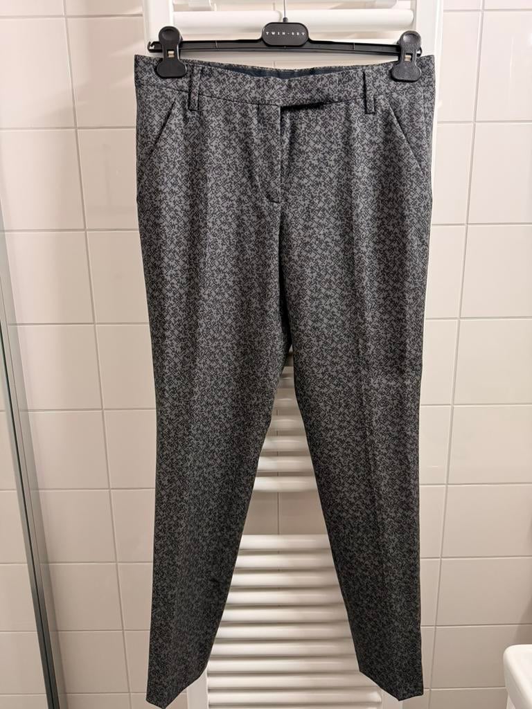 Viktor & Rolf - wollen pantalon, Kleding | Dames, Ophalen of Verzenden, Zo goed als nieuw, Grijs, Lang