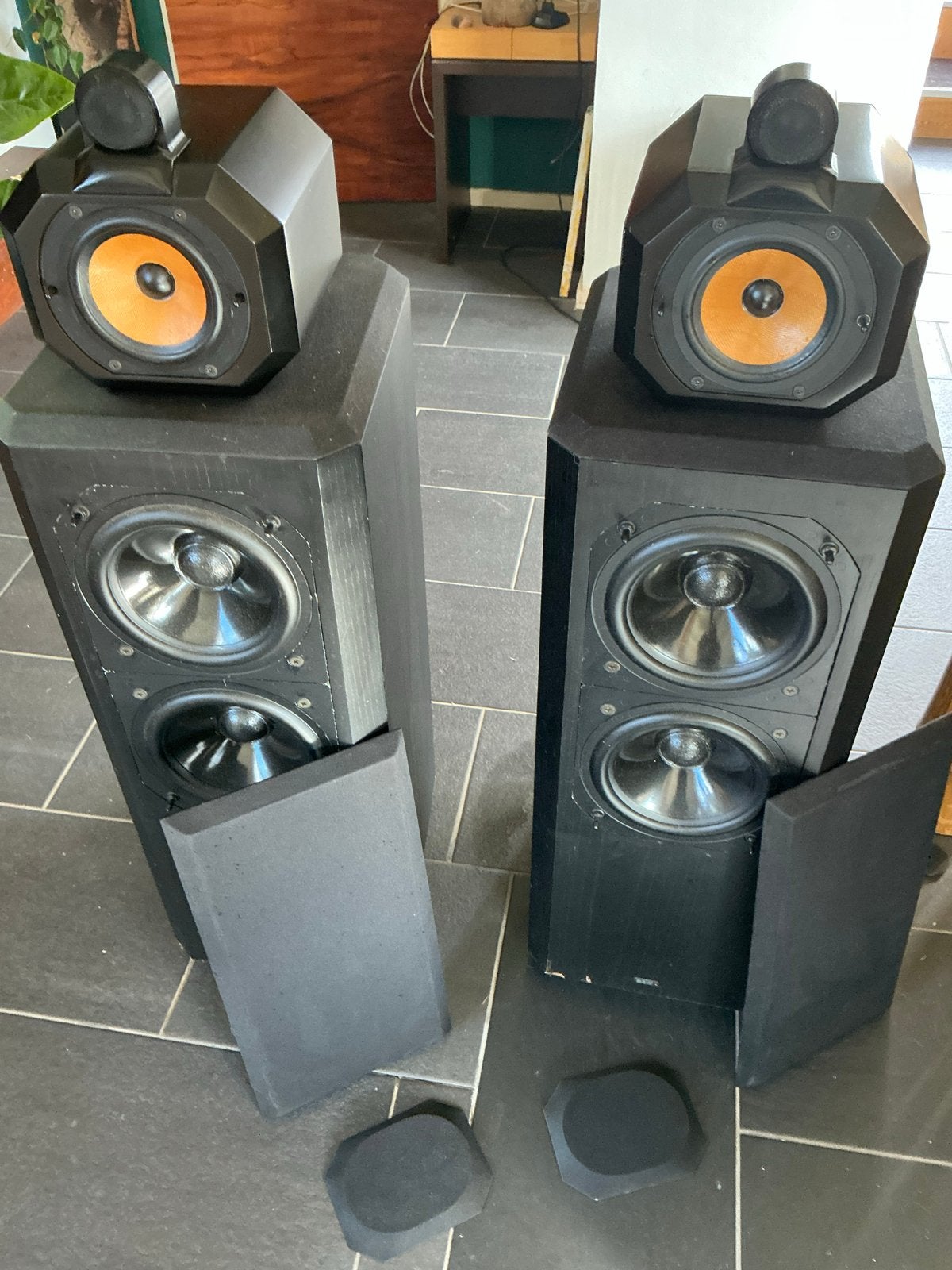 B&W 802 Series 80 Vloerstaande Luidsprekers, Ophalen, Gebruikt, Vloerstaande luidspreker, Bowers & Wilkins (B&W)
