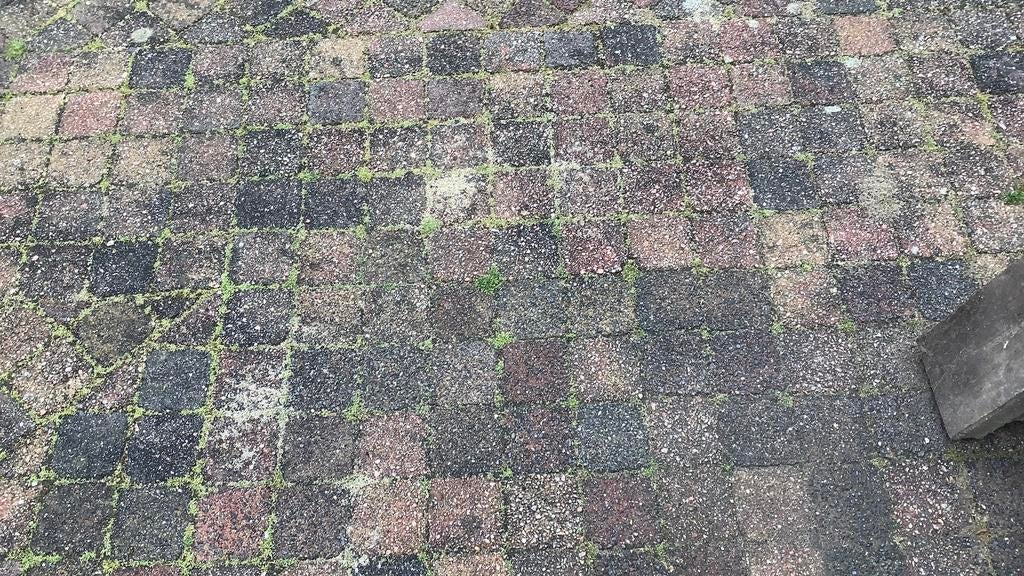 Gratis af te halen ca 25 m2 cobblestones, Tuin en Terras, Tegels en Klinkers, Ophalen, Gebruikt, Klinkers, 10 m² of meer