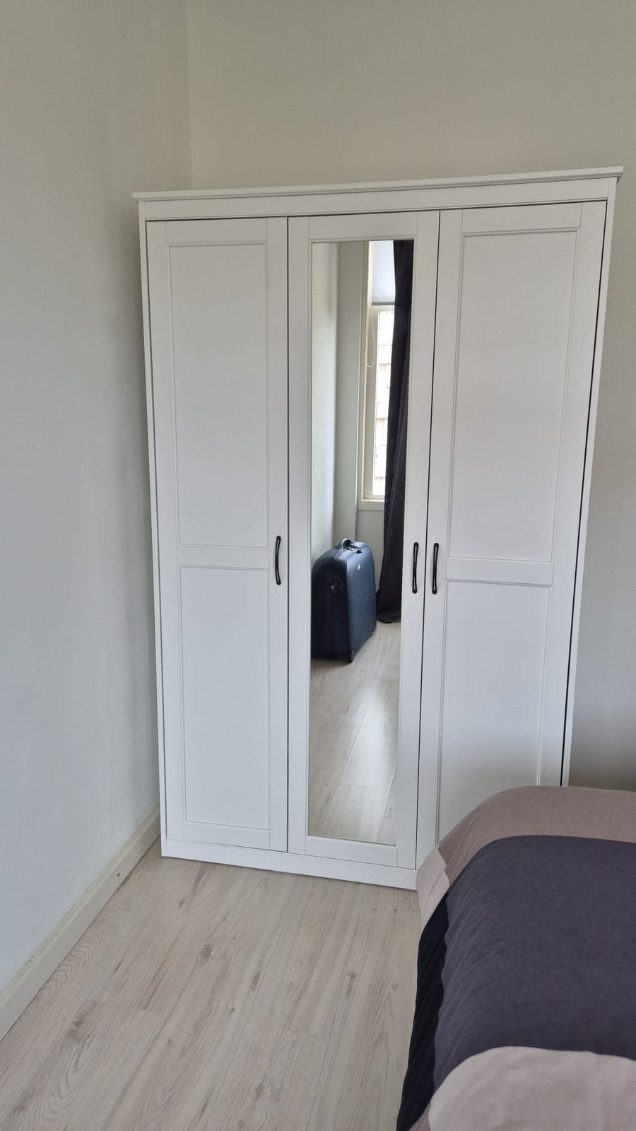 Ikea Songesand kledingkast wit, Huis en Inrichting, Ophalen, 50 tot 100 cm, Zo goed als nieuw, 150 tot 200 cm