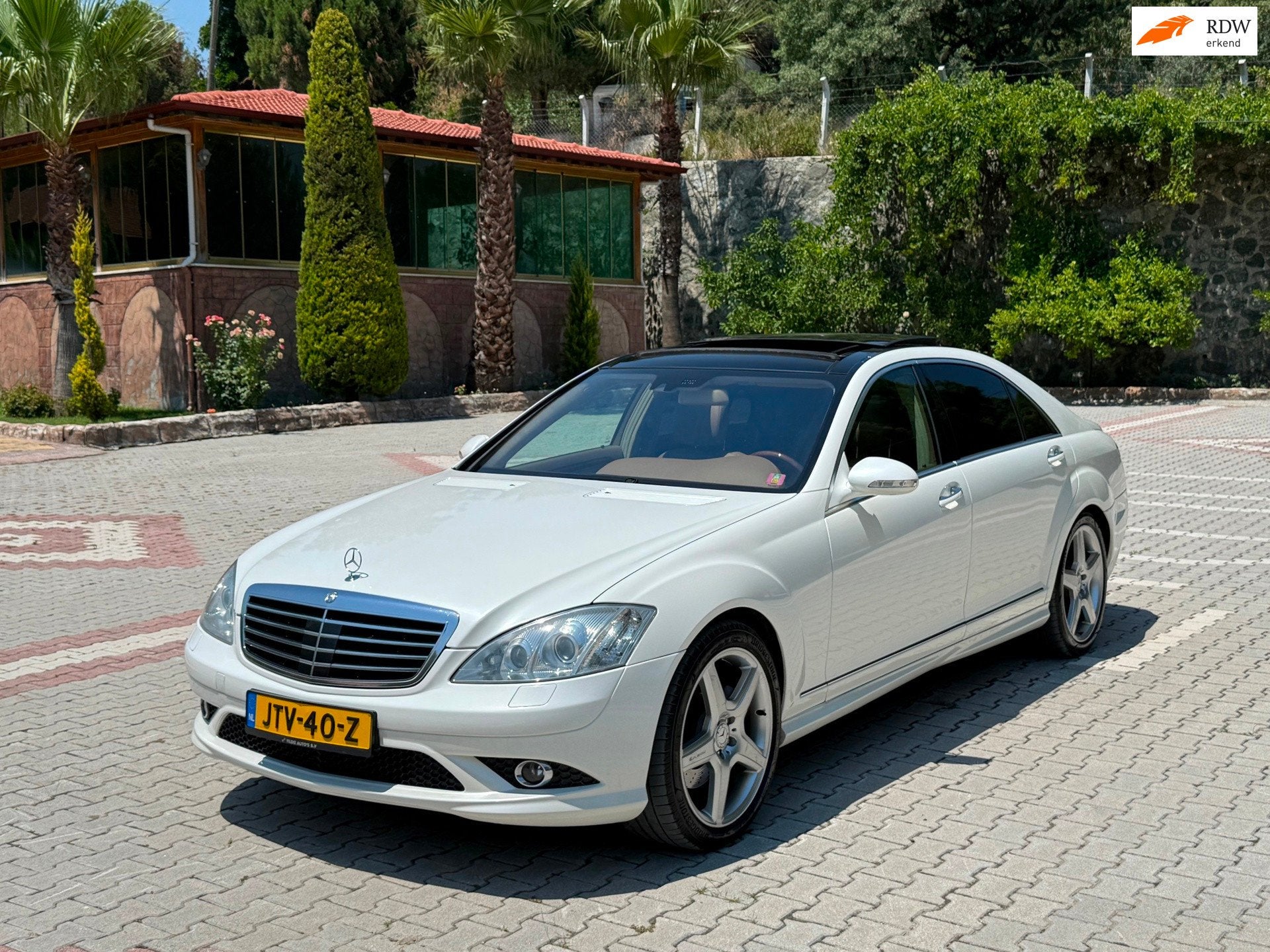 Mercedes-Benz S-klasse S 320 CDI 4-Matic Lang AMG-PAKET/DESI, Auto's, Automaat, Gebruikt, Beige, Lichtsensor