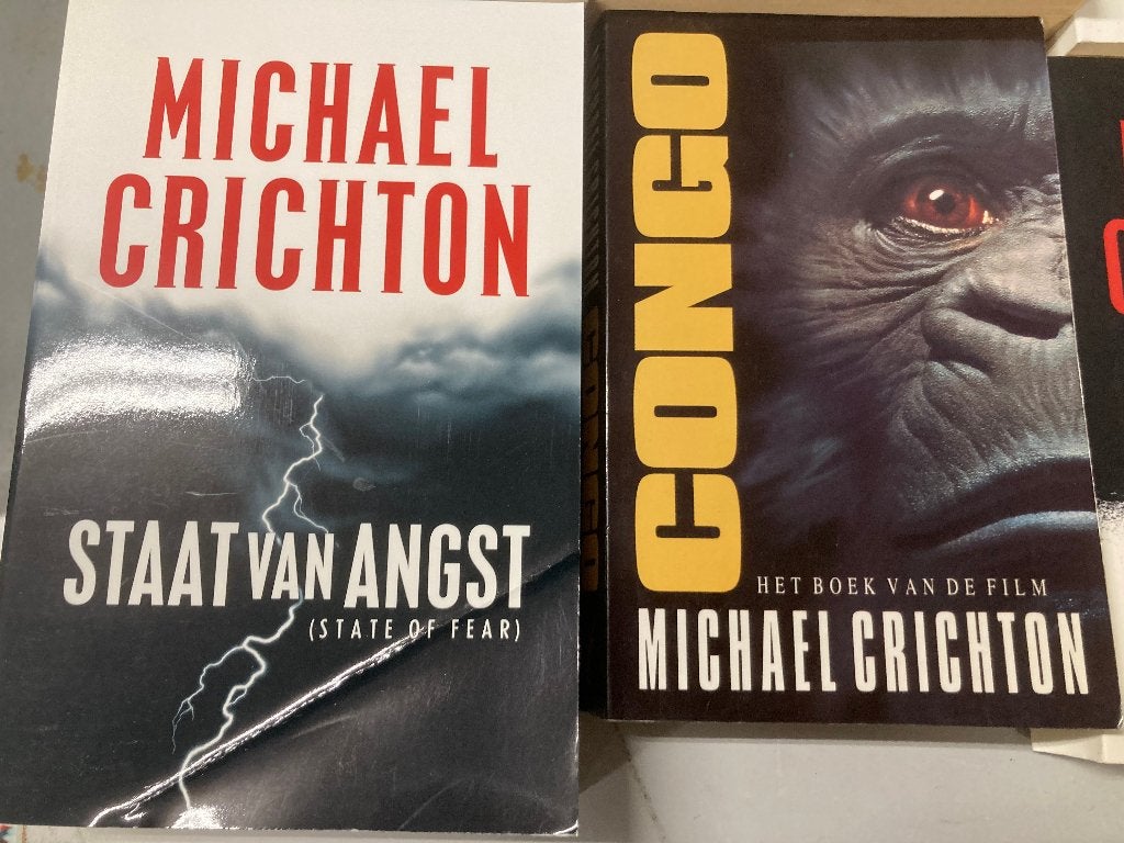 T.K. nog 1 boek van Michael Crichton Disclosure & een DVD, Ophalen of Verzenden, Gelezen, Michael Crichton