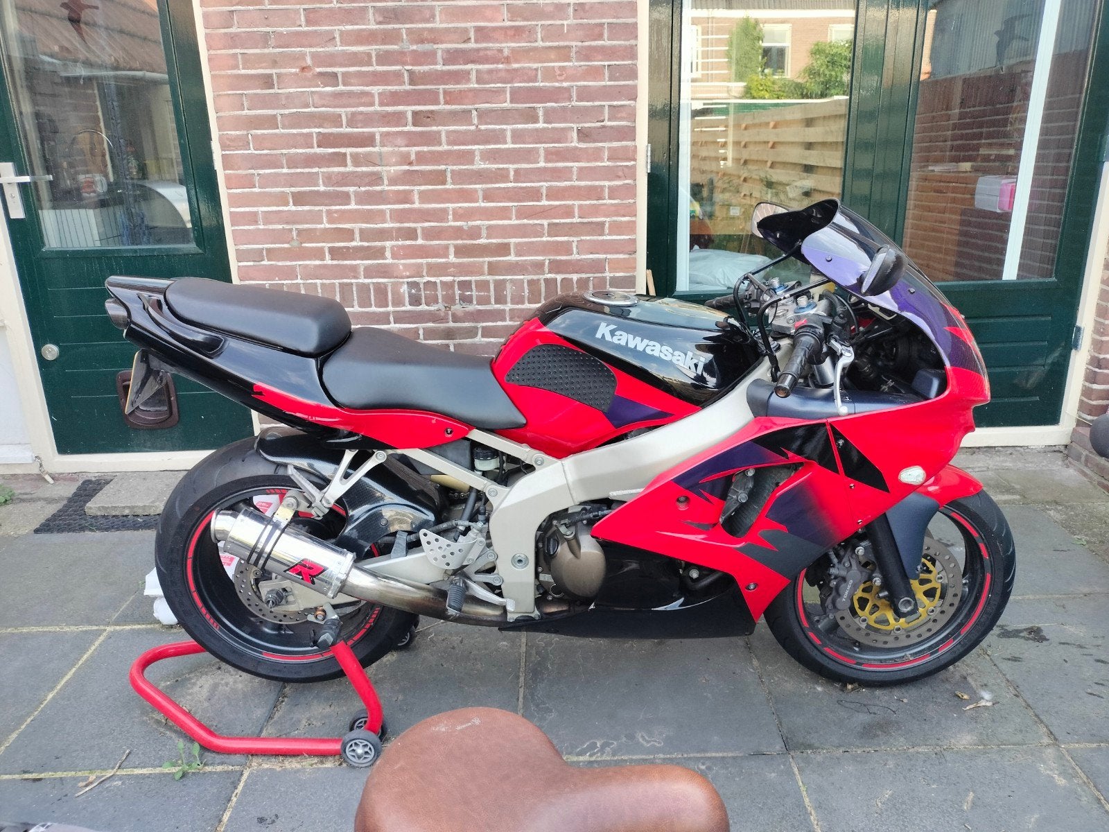 Mooie Kawasaki ZX6R 1998 rood/zwart 1998, Motoren, Particulier, Super Sport