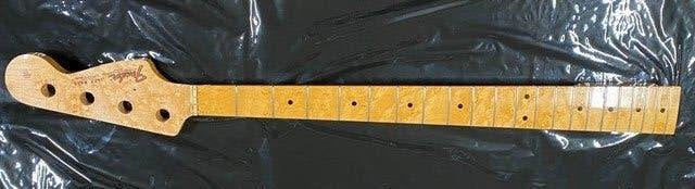 Warmoth USA Birdseye Maple Jazz Bass Neck ! zie omschrijving, Ophalen of Verzenden, Gebruikt, Elektrische basgitaar