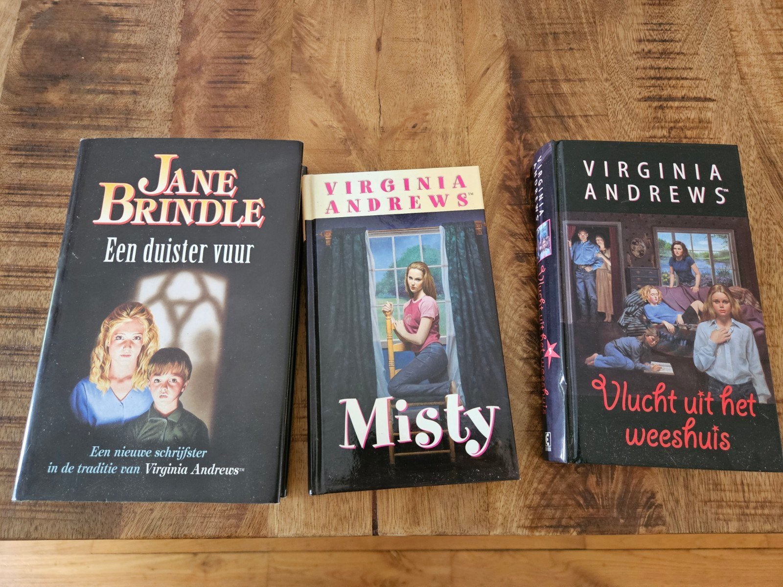 3 boeken: Jane Brindle en Virginia Andrews., Ophalen of Verzenden, Gelezen, Jane Brindle, Virginia Andrews, Nederland