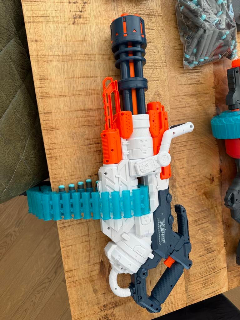 Xshot Nerf Guns Speelgoed Set met Pijltjes en Target, Ophalen, Gebruikt