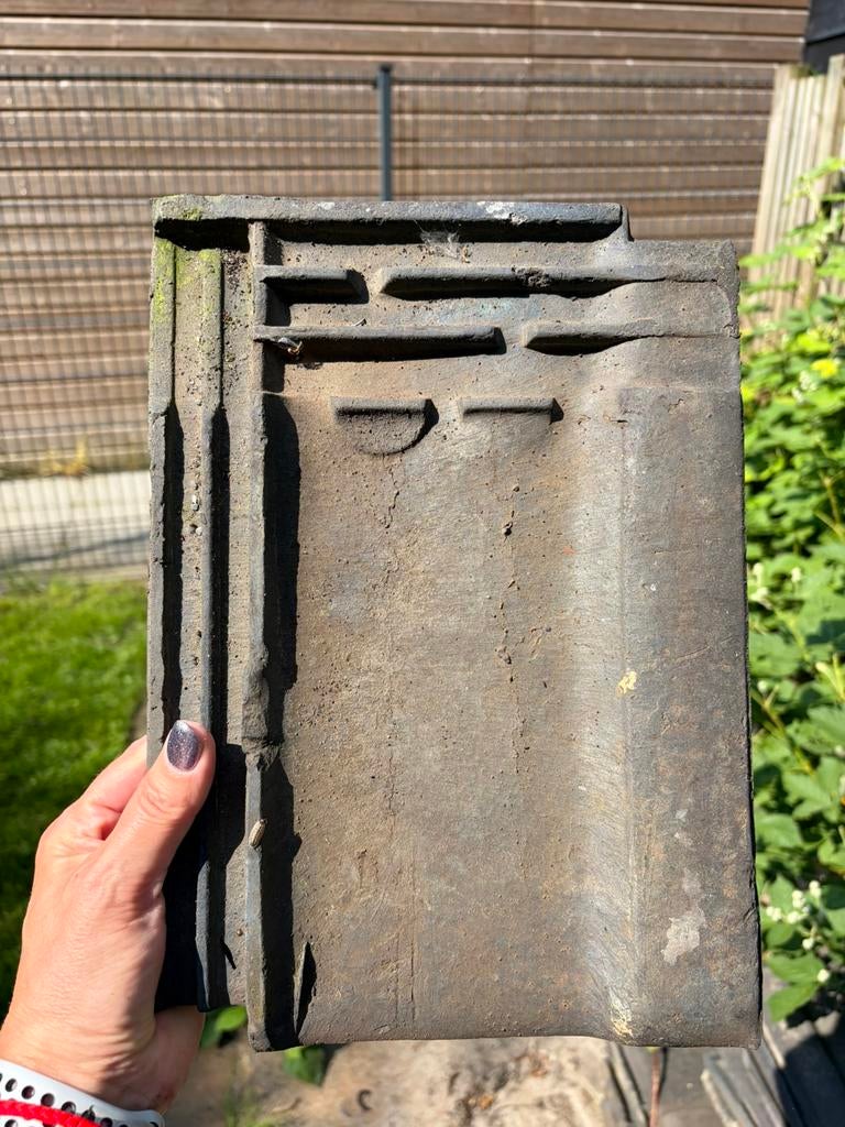 Historische dakpan, de Valk Meuwissen patentnr 14059, Gebruikt, Ophalen of Verzenden, 15 m² of meer, Dakpannen