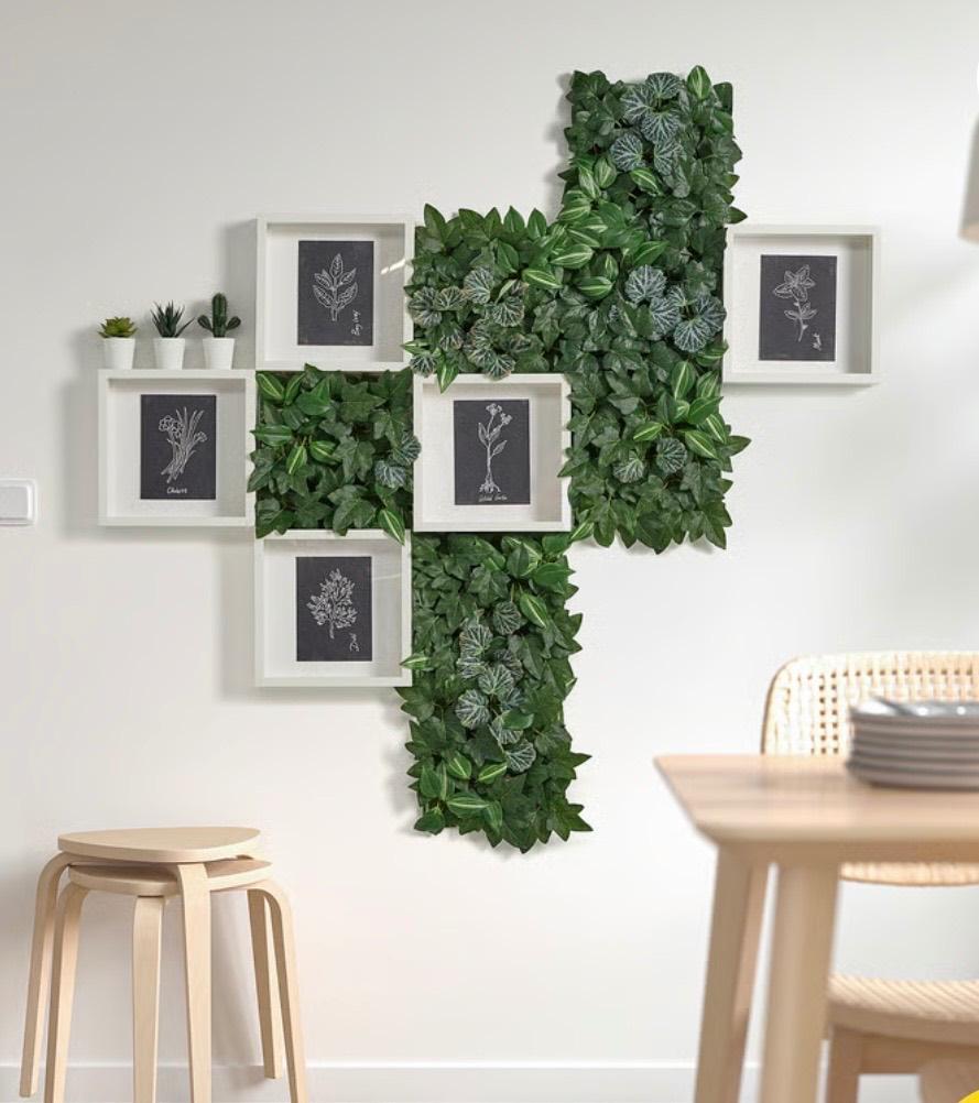 Wandplanten, Ophalen, Groen, Kunstplant, Zijde