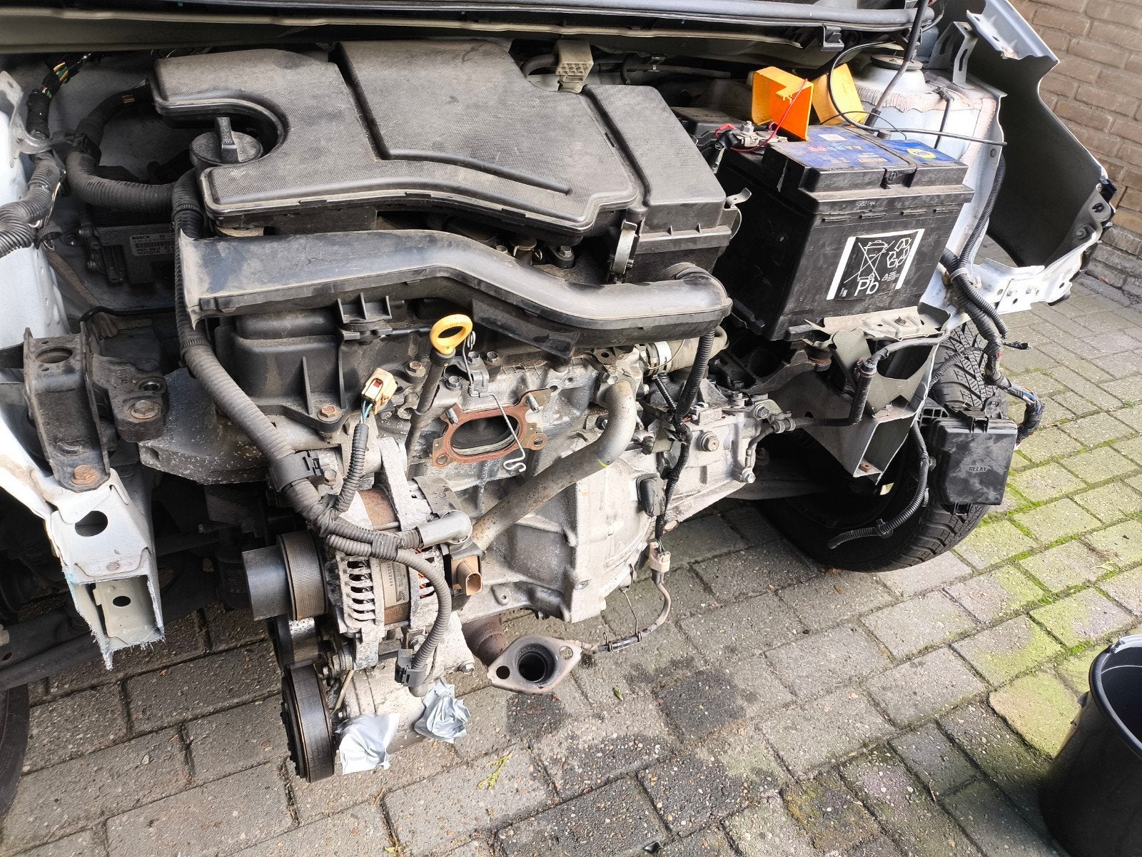 Lopende Motor+ bak+ kabelboom teller Citroen c1 108-2014-202, Ophalen, Peugeot