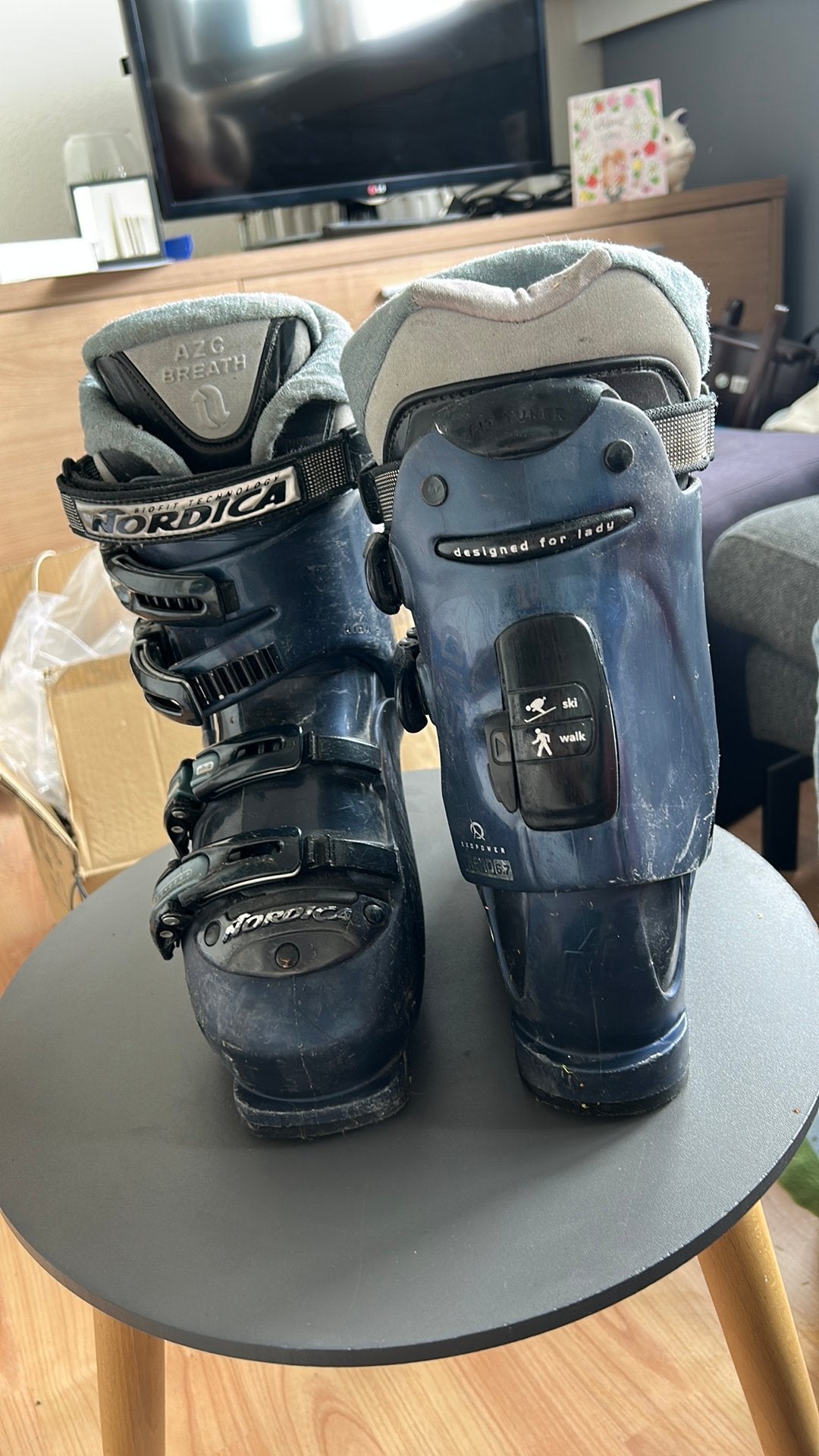 Nordica AZ6 Breath Skischoenen, Sport en Fitness, Skiën en Langlaufen, Ophalen, Schoenen, Zo goed als nieuw, Nordica