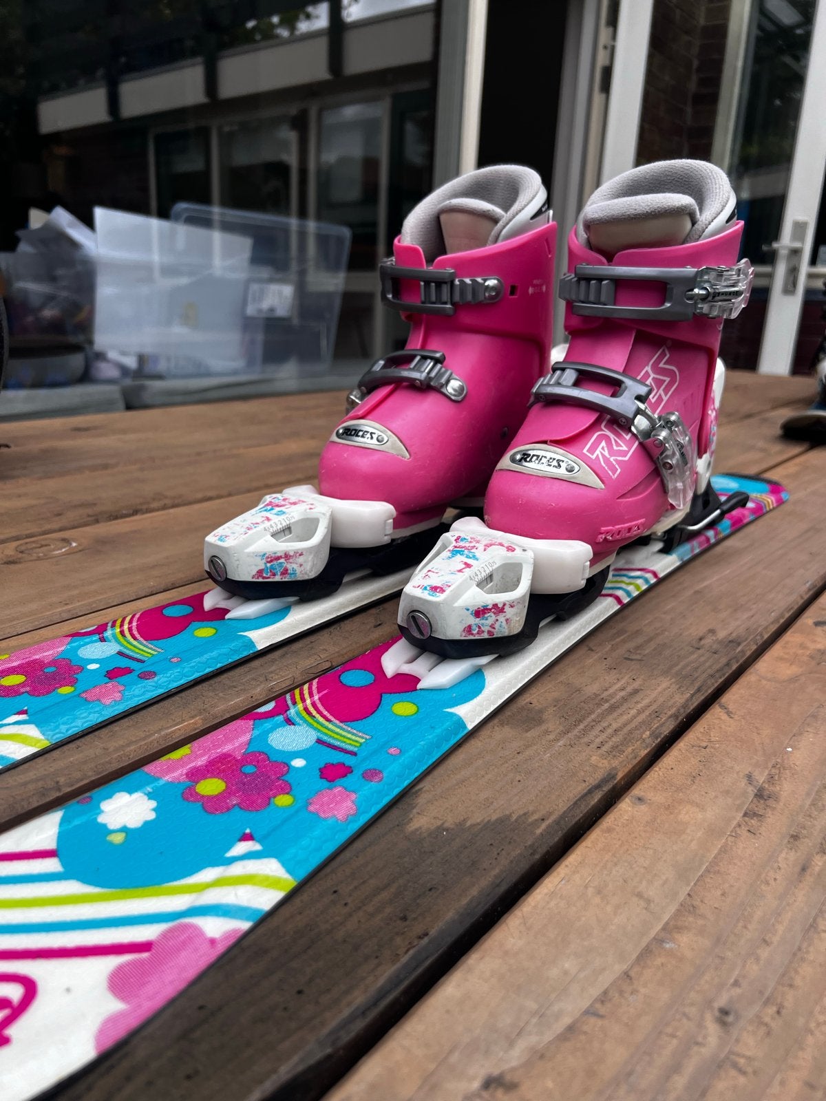 Ski set kids eu 24-29met Elan ski's, Sport en Fitness, Skiën en Langlaufen, Gebruikt, Skiën, Minder dan 100 cm, Ski's