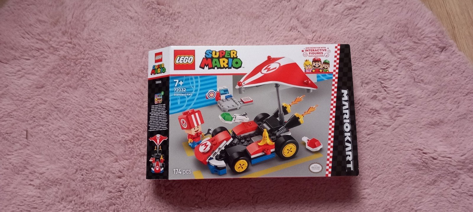 Super Mario Lego mariokart 72032, Ophalen of Verzenden, Zo goed als nieuw