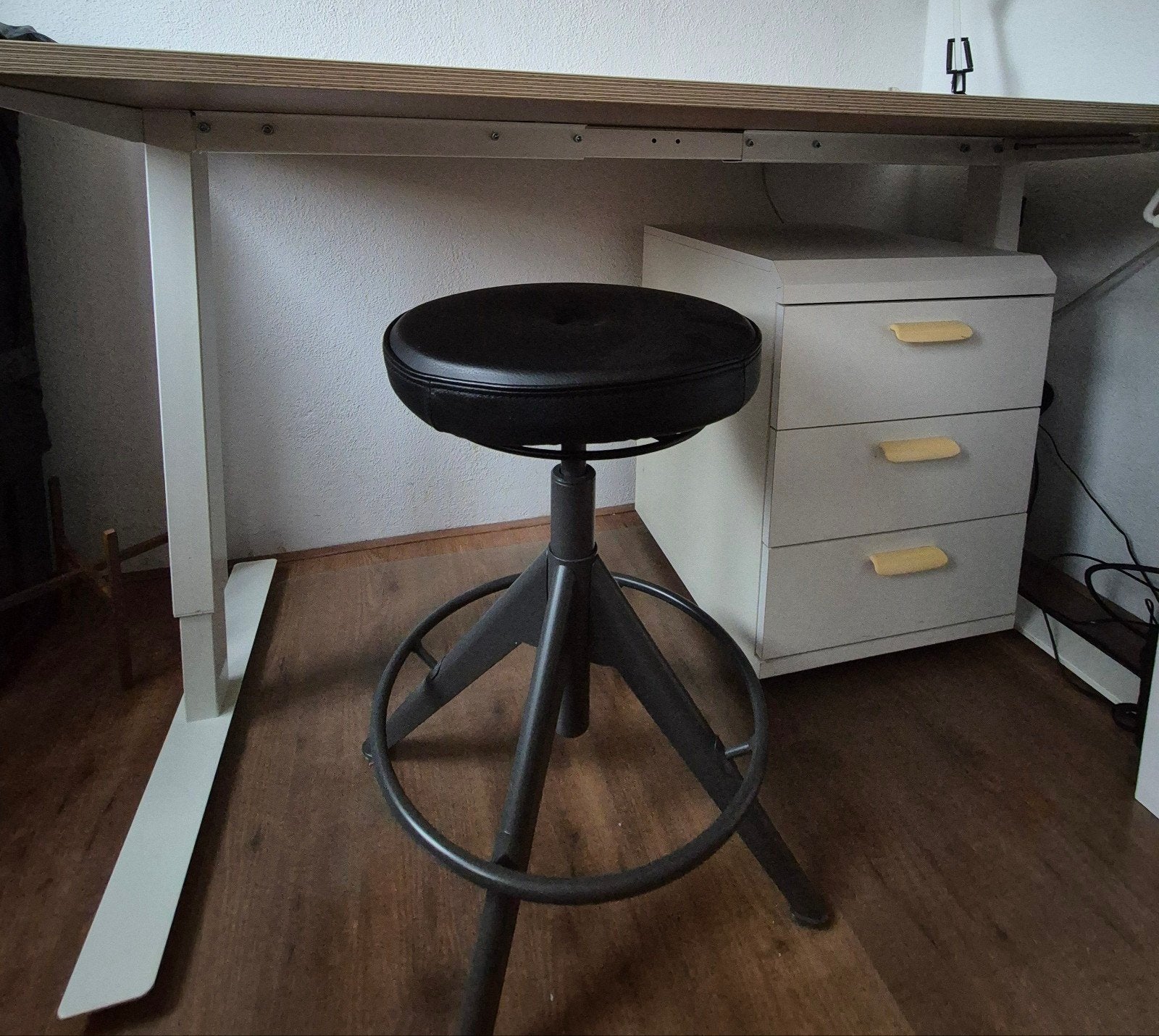 Ikea SKARSTA/Trotten zit/sta bureau 160x80cm, Ophalen, 160 cm, Gebruikt, Scandinavisch