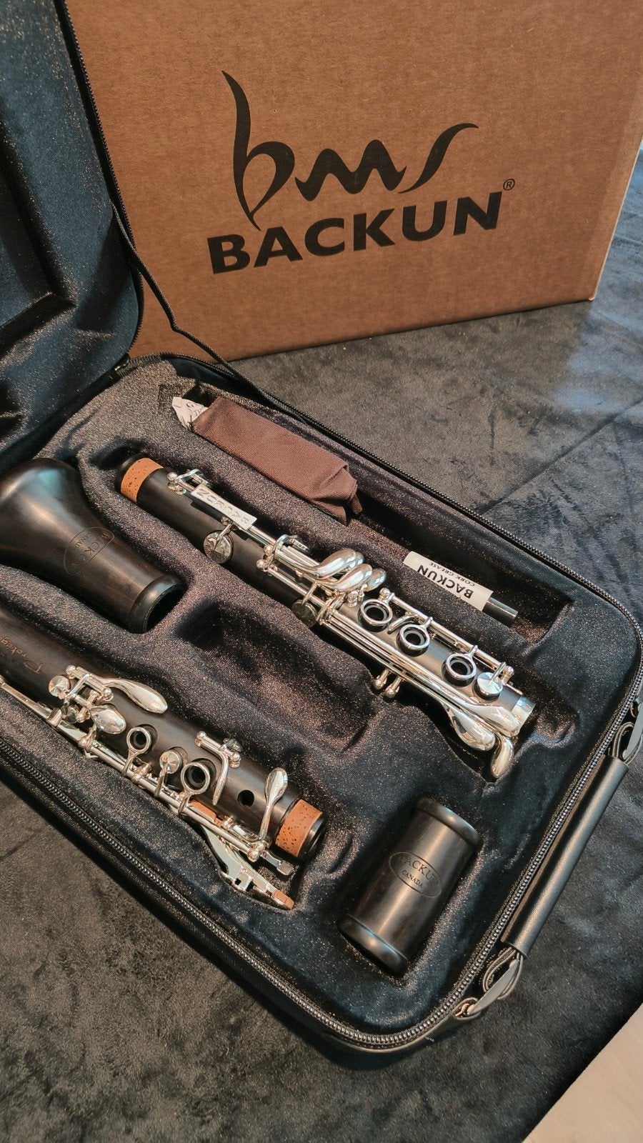 Backun Prodégé Bes Klarinet - Nieuw in Koffer, Muziek en Instrumenten, Blaasinstrumenten | Klarinetten, Bes-klarinet, Nieuw, Ophalen of Verzenden