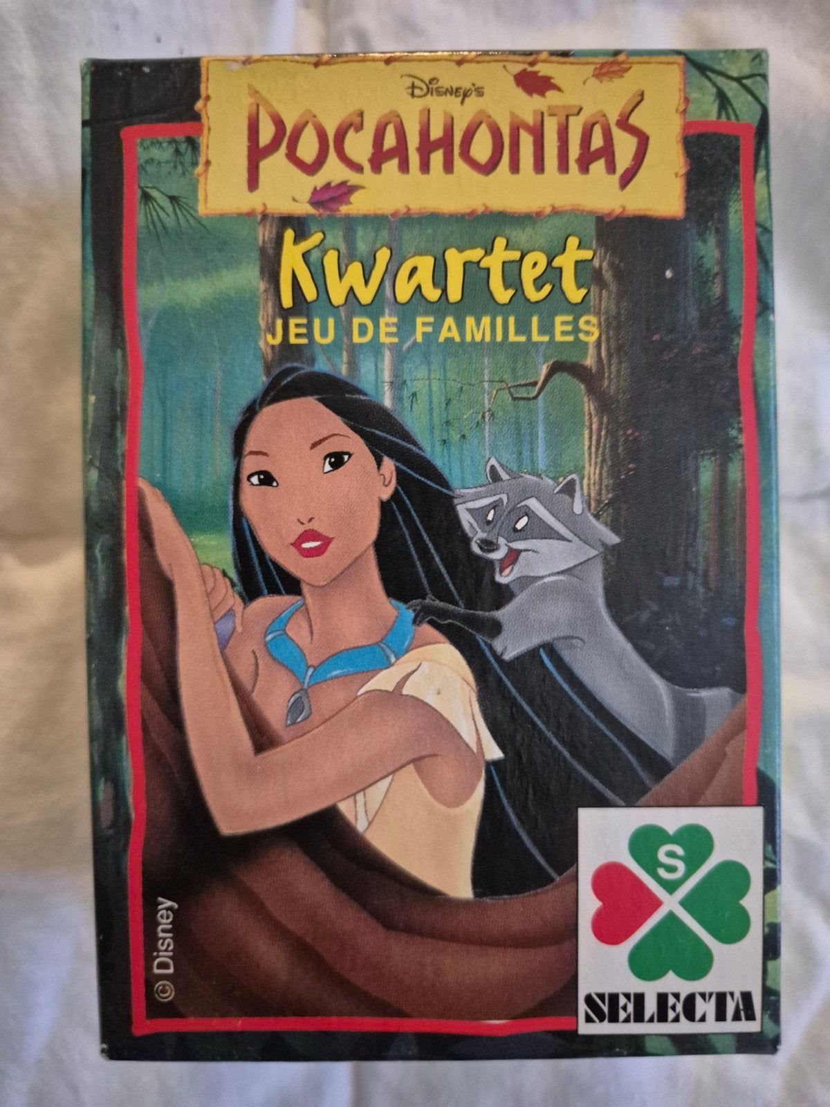 Disney's Pocahontas Kwartet Kaartspel - Selecta, Drie of vier spelers, Ophalen of Verzenden, Gebruikt, Selecta