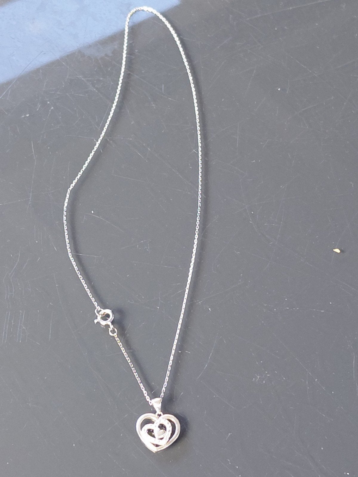 ZILVEREN KETTING MET IDEM HANGER BEIDE  925 GEMERKT, Ophalen of Verzenden
