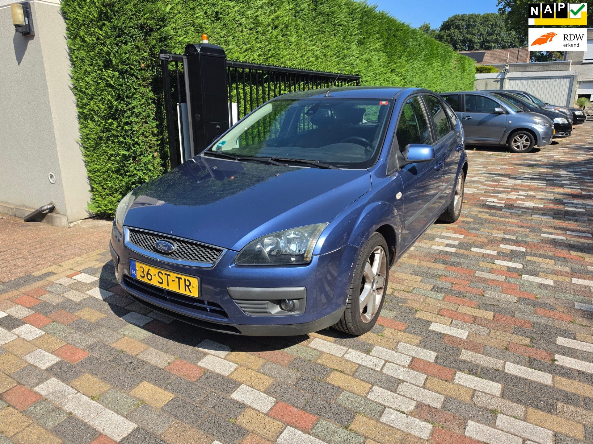 Ford Focus 2.0-16V Rally Edition 2006 Airco Cruise Nw Apk, Auto's, 1227 kg, Blauw, Bedrijf, Handgeschakeld