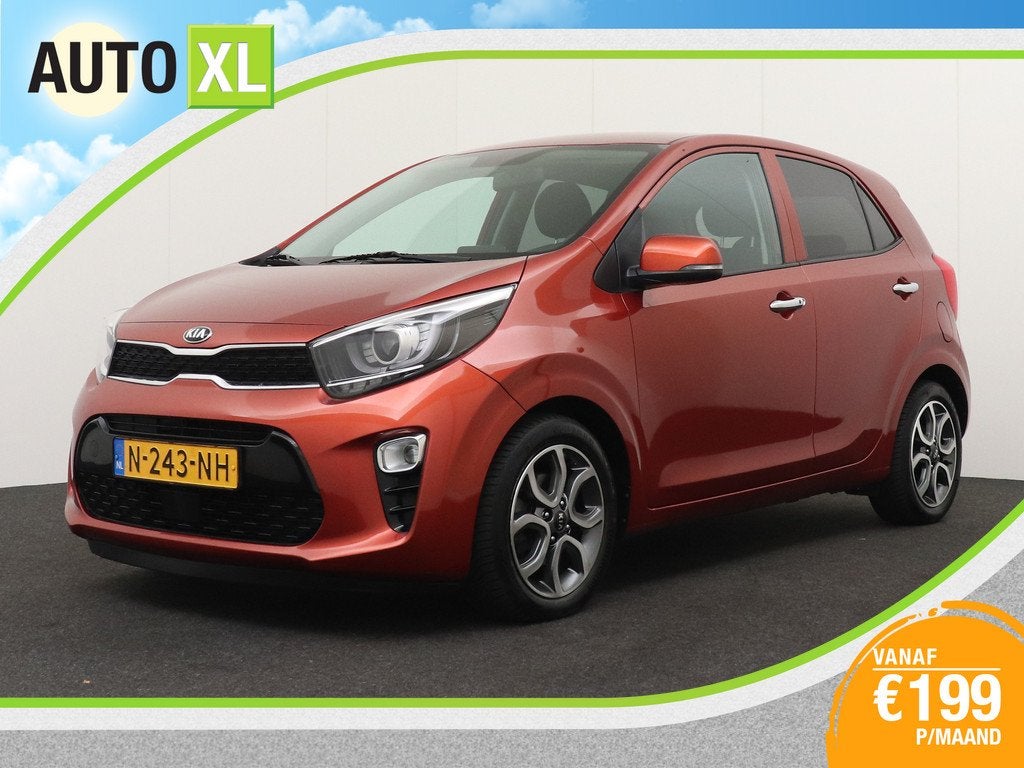 Kia Picanto 1.0 DPi Dynamic+ 5P. Camera Carplay Cruise Clima, Voorwielaandrijving, Stof, Gebruikt, Overige kleuren
