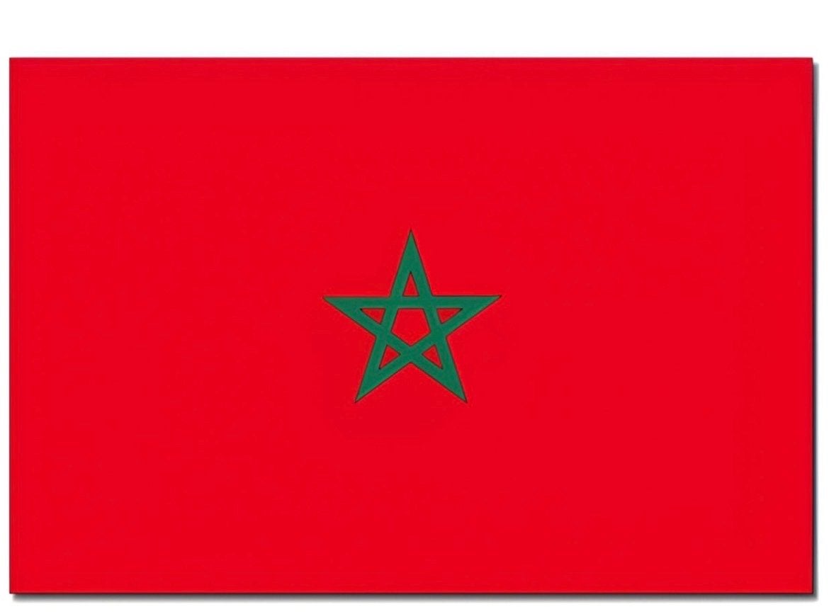 Marokkaanse en palestijnse vlag, Ophalen of Verzenden