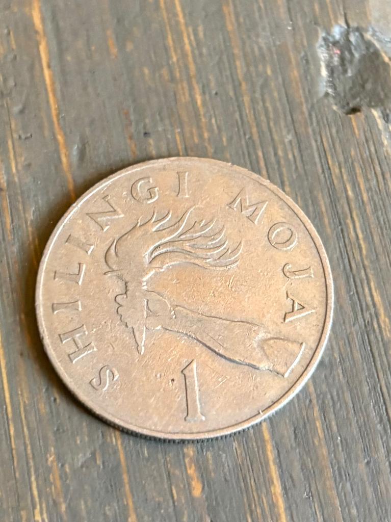 1 Shilling 1966 Tanzania, Ophalen of Verzenden, Tanzania, Losse munt
