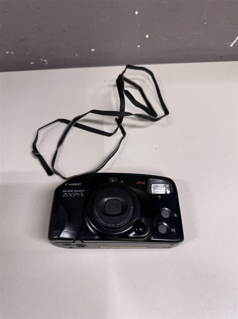 Canon Sure Shot Zoom S Caption 35mm Film Point and Shoot Cam, Ophalen of Verzenden, Zo goed als nieuw, Spiegelreflex, Canon