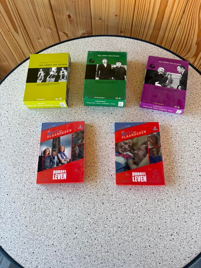 DVD Boxsets: Wij, Heren van Zichem & Dubbel Leven, Cd's en Dvd's, Ophalen, Gebruikt, Alle leeftijden, Boxset
