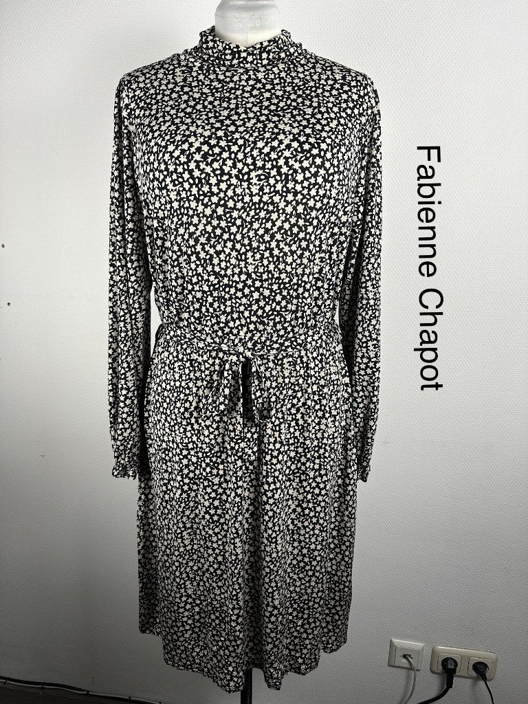 Fabienne Chapot Jurk  (mt: 42) 20,1/107, Zwart, Maat 42/44 (L), Ophalen of Verzenden, Zo goed als nieuw