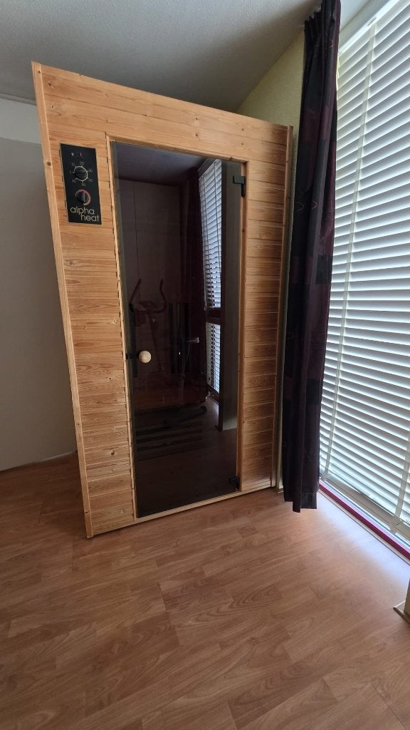 Alpha Heat Infrarood Sauna, Sport en Fitness, Sauna, Ophalen, Gebruikt, Infrarood, Complete sauna