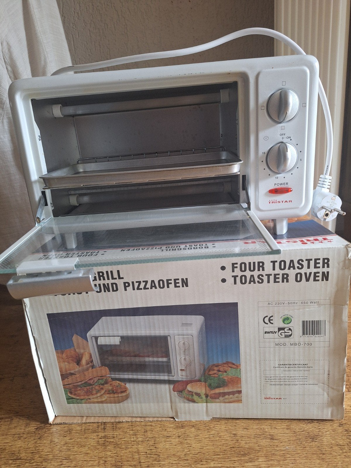 camping oven, Ophalen, Zo goed als nieuw