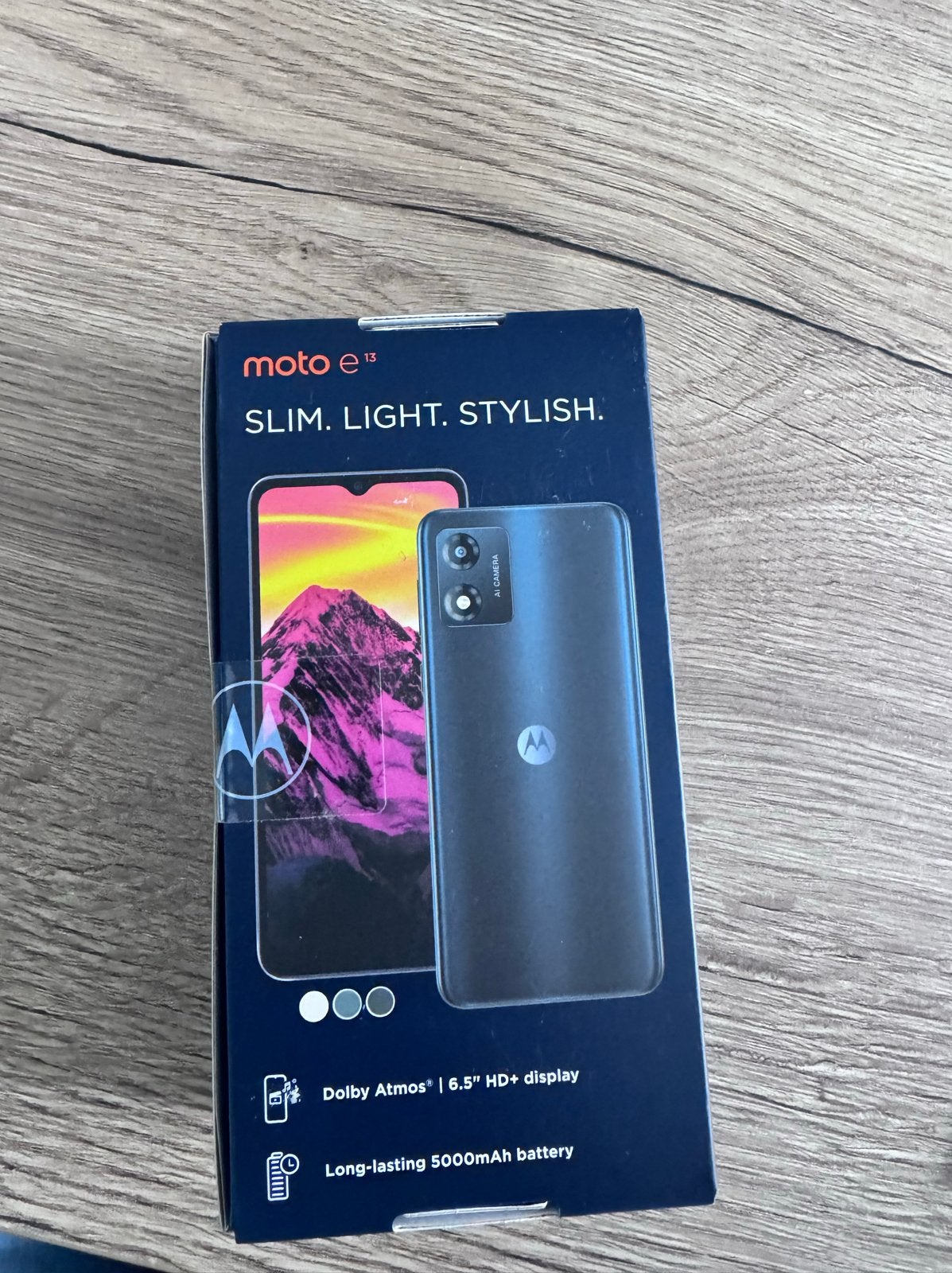 Motorola Moto E13 64GB Cosmic Black - Nieuw in doos, Telecommunicatie, Mobiele telefoons | Motorola, Overige modellen, Zwart, Touchscreen