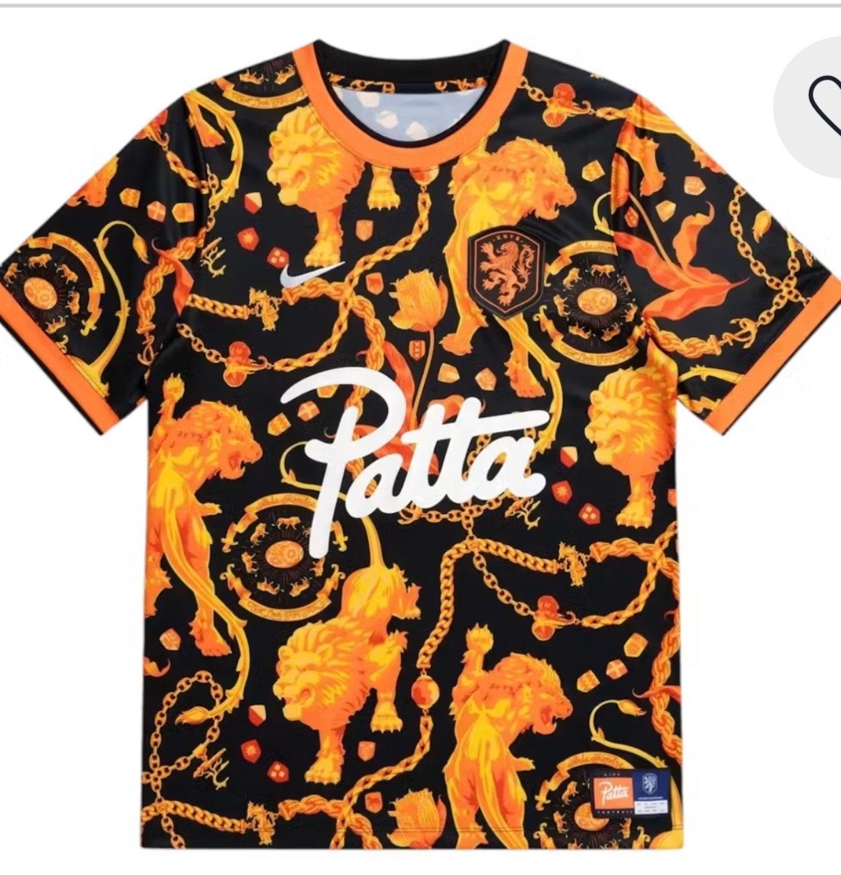 Patta Oranje WK Voetbalshirt, Splinternieuw, Ophalen of Verzenden, Nieuw, Maat 52/54 (L), Zwart