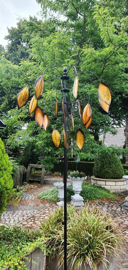 WINDMOLEN / HERFSTBLAD / windspinner, Tuin en Terras, Windwijzers en Windmolens, Huis en tuin decoratie Marie, Nieuw, Info@huisentuindecoratiemarie.nl