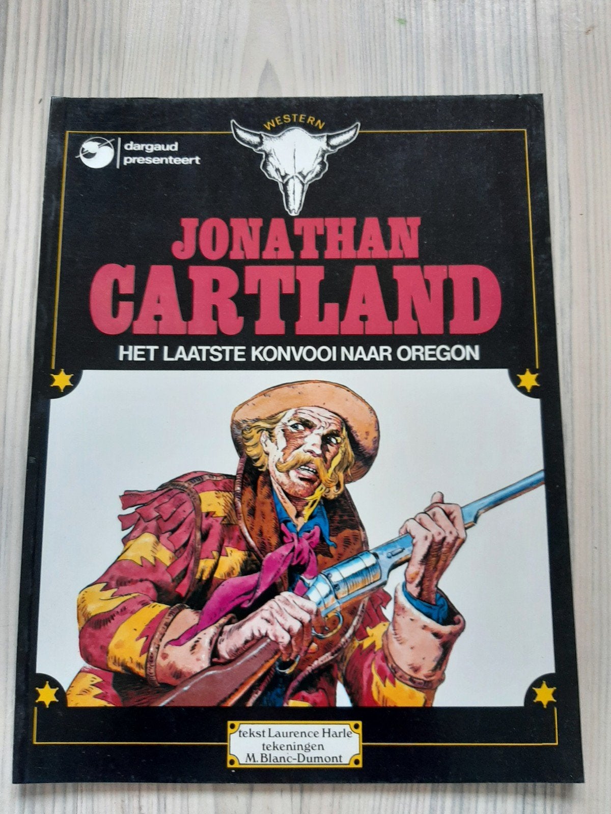 Jonathan Cartland - Het Laatste Konvooi Naar Oregon, Boeken, Eén stripboek, Ophalen of Verzenden, Gelezen, Laurence Harlé