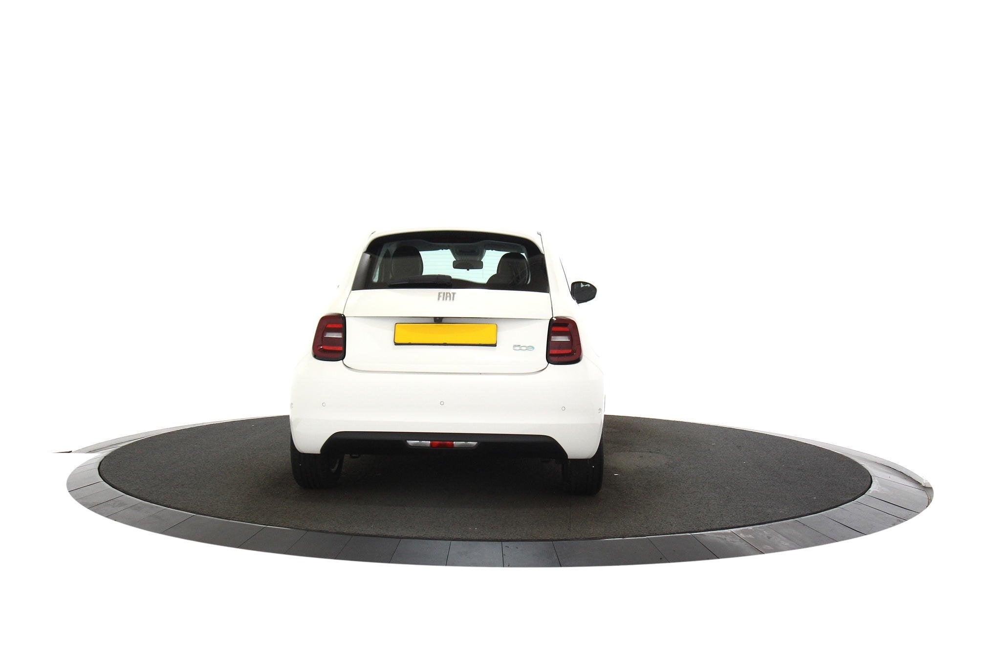 Fiat E-500 RED 42 kWh Apple carplay ecc lm 16'' Virtual cock, Gebruikt, 118 pk, 4 stoelen, Wit