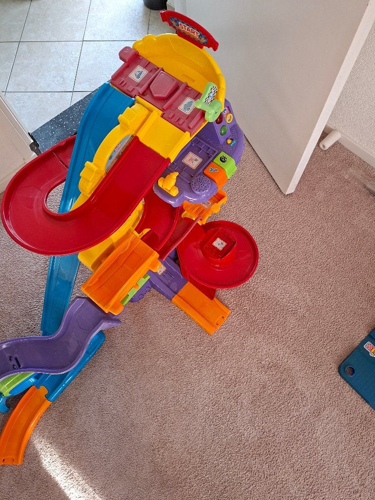 VTech Toet Toet Auto's Garage/Racebaan, Ophalen, Gebruikt, 2 tot 4 jaar