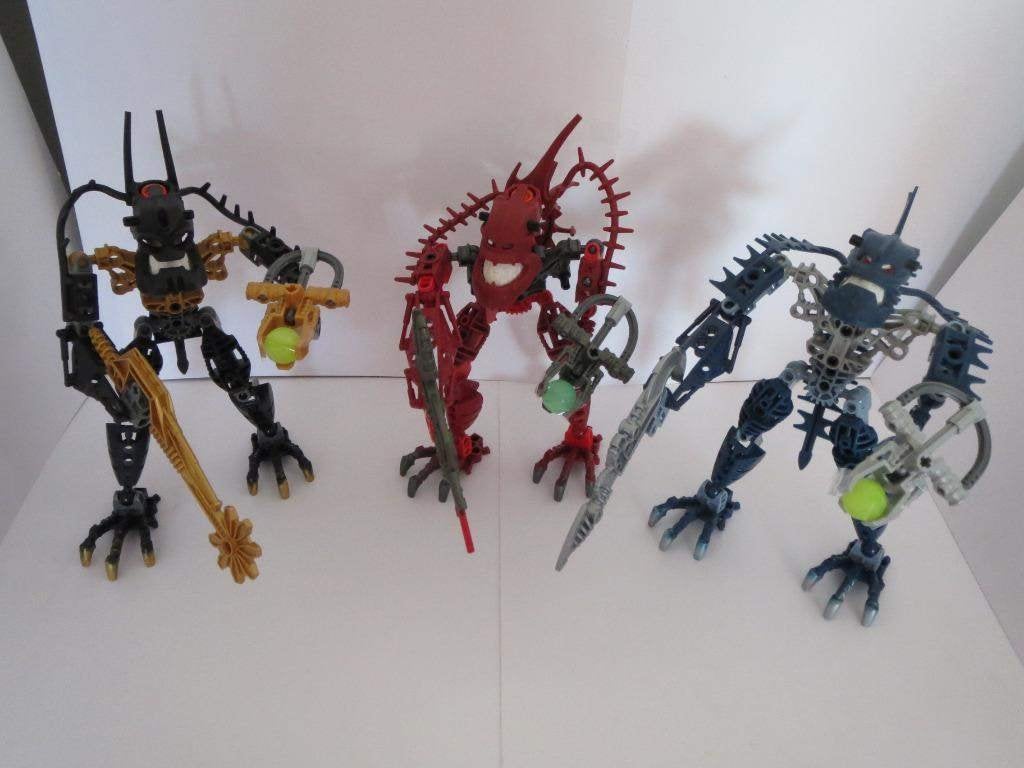 3 Bionicle Piraka 8900 8901 8902., Bionicle, Lego, Ophalen of Verzenden, Zo goed als nieuw