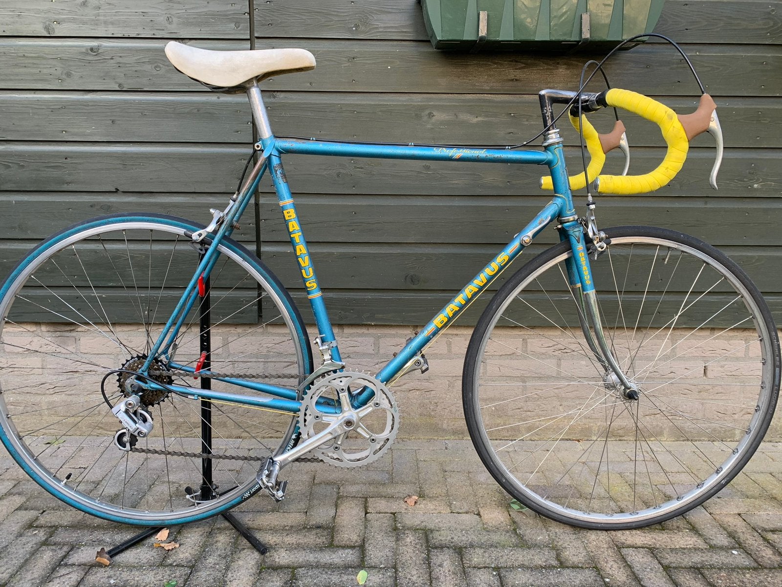 Race fiets, versnelling, old school, Batavus gereviseerd., 55 tot 59 cm, Ophalen, Velgrem, Jaren '60 of nieuwer