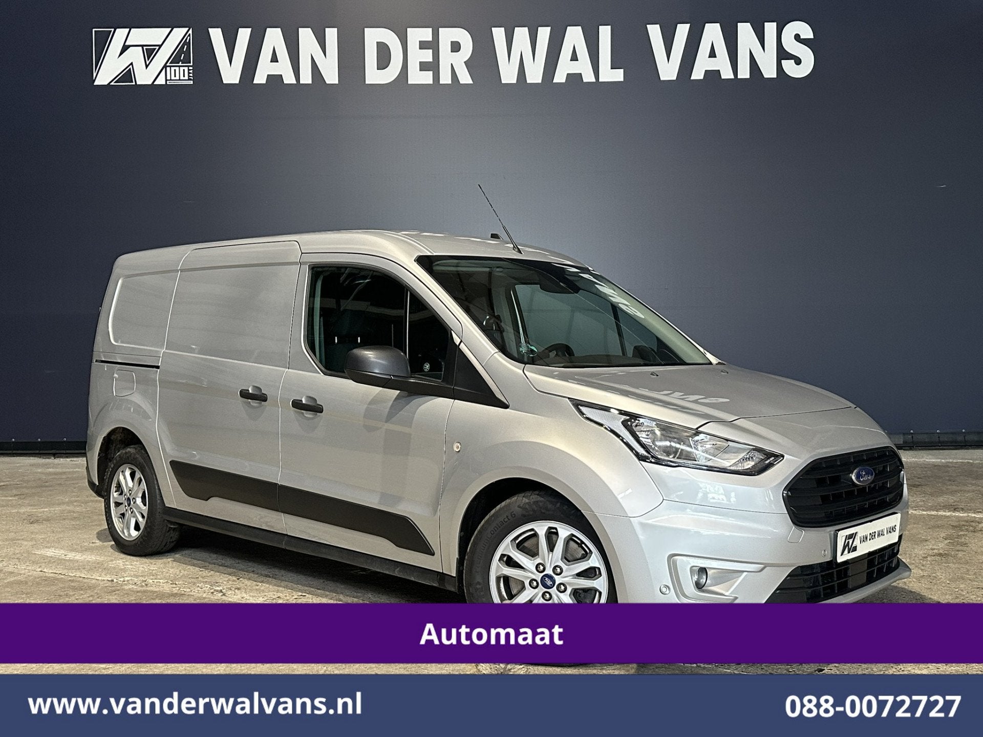 Ford Transit Connect 1.5 EcoBlue 101pk Automaat L2H1 Inricht, Auto's, Dealer onderhouden, Gebruikt, 4 cilinders, 1559 kg