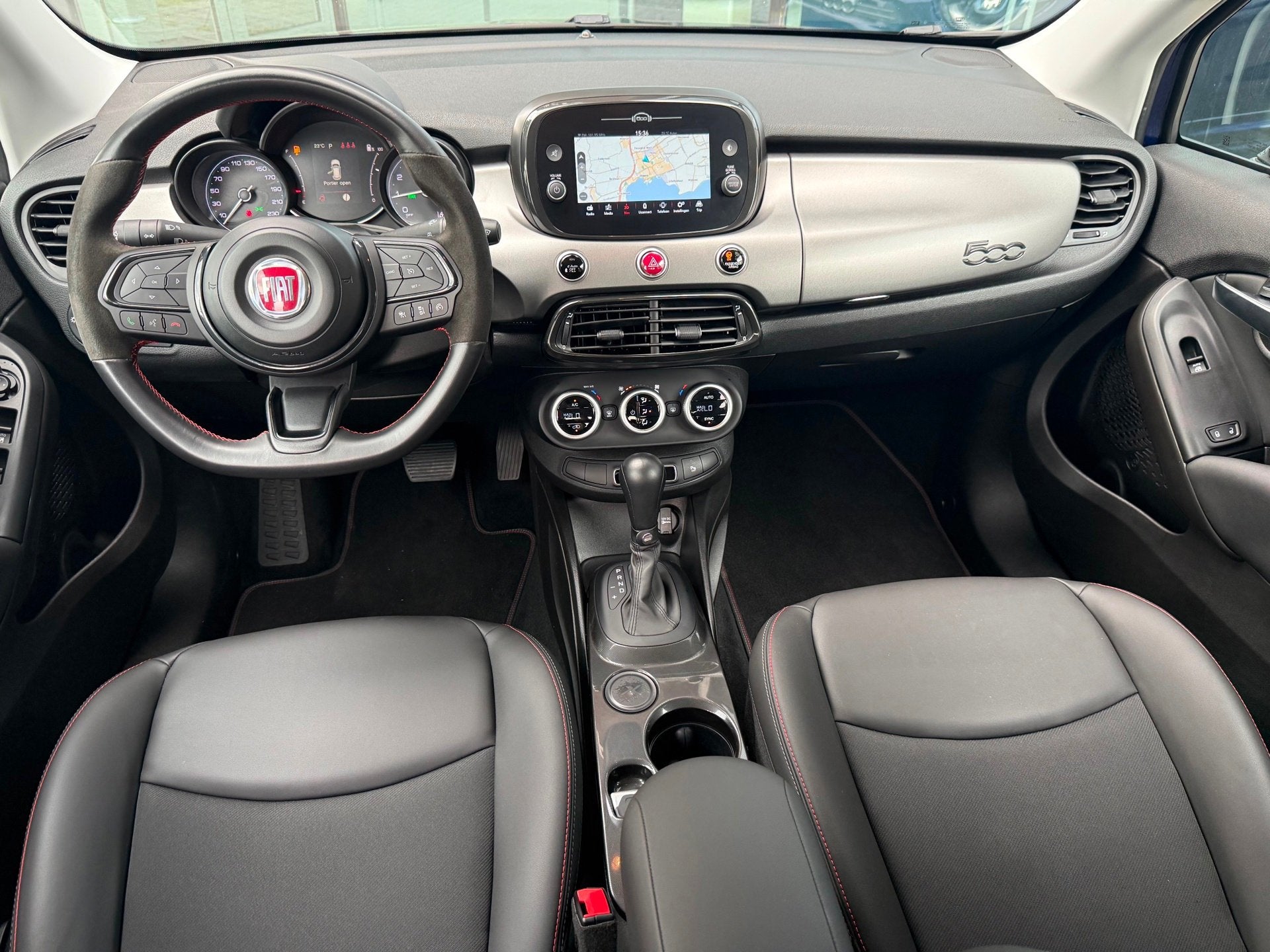 Fiat 500 X 1.5 Hybrid Sport - Automaat - Navi - Camera - Cli, Auto's, 1380 kg, Gebruikt, 4 cilinders, Blauw