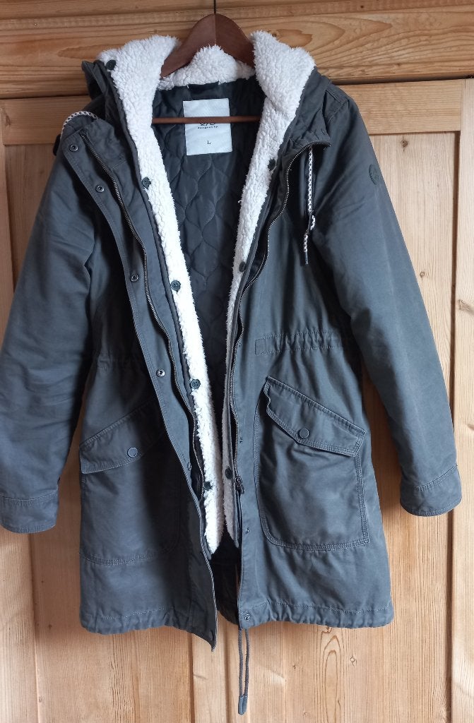Parka jas S'Oliver All Seasons antraciet 176/S, Gebruikt, Jongen of Meisje, Ophalen of Verzenden, Parka